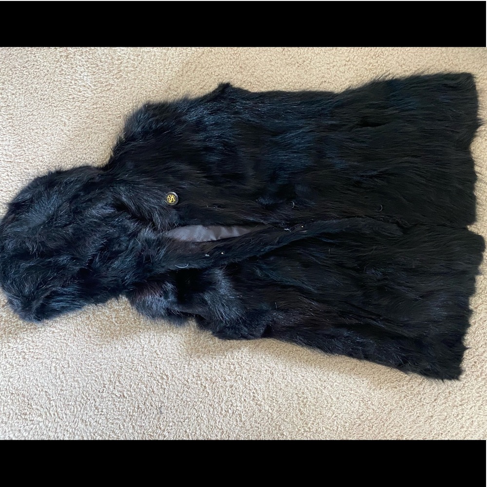 Real fox fur vest